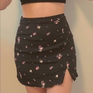 Floral Mini Skirt
